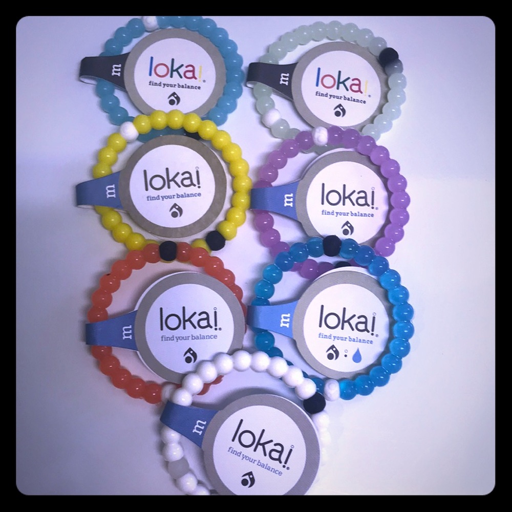 Set of 7 spring Lokai bracelets!